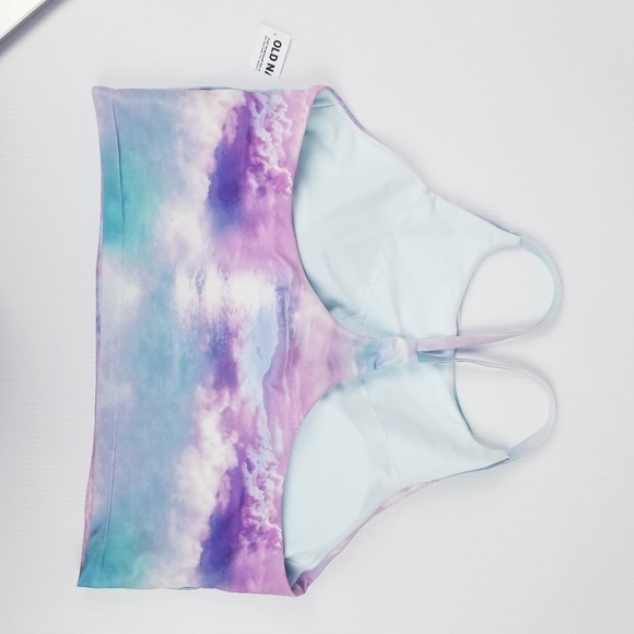 Old Navy Light Support PowerSoft Longline Sports Bra NWT - Picture 3 of 13